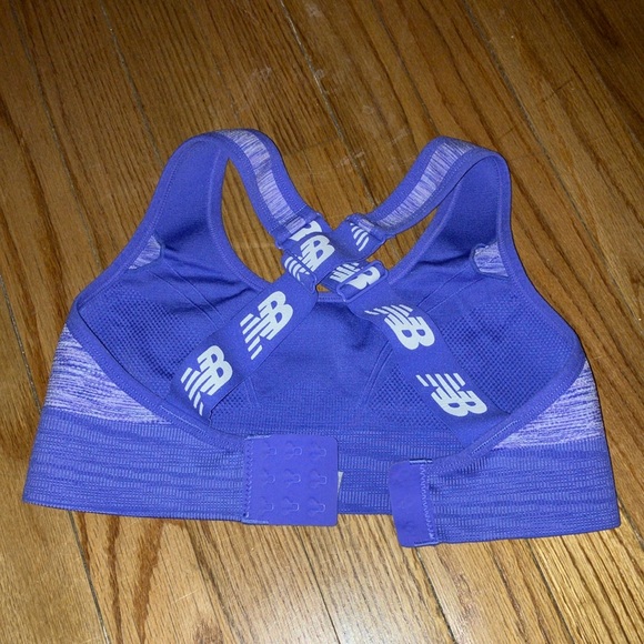 New Balance Violet Sports Bra - Picture 3 of 3